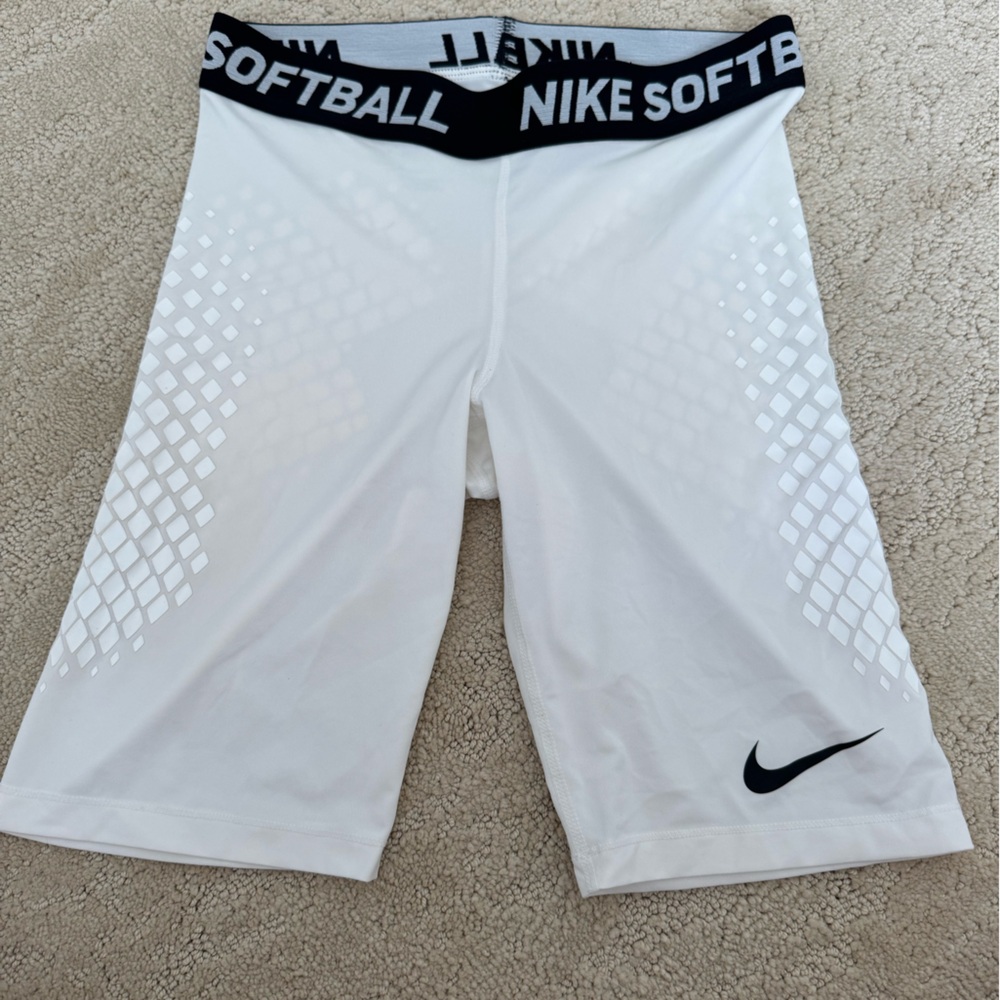 Nike Dri-FIT White softball sliding  Shorts